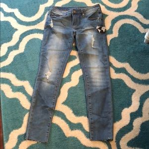 Articles of Society Raw Hem Skinny Jeans